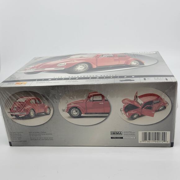 Testor #440072 Metal Body Silver Series Volkswagen Beetle 1/24 Model Kit New - Picture 7 of 8